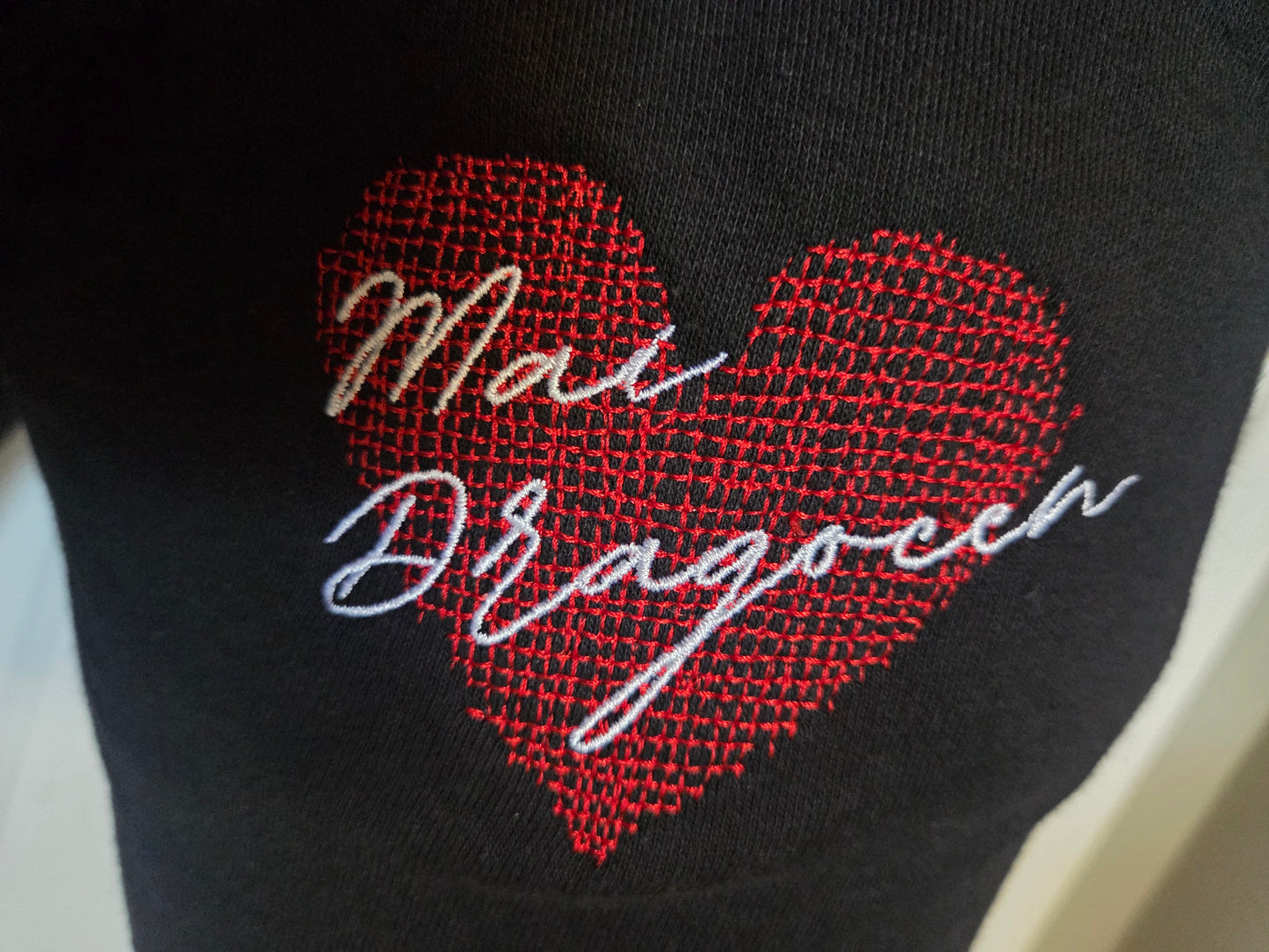 Mai Dragocen Embroidered Unisex Fleece Sweatpants (3 color options) - Printful Fulfillment