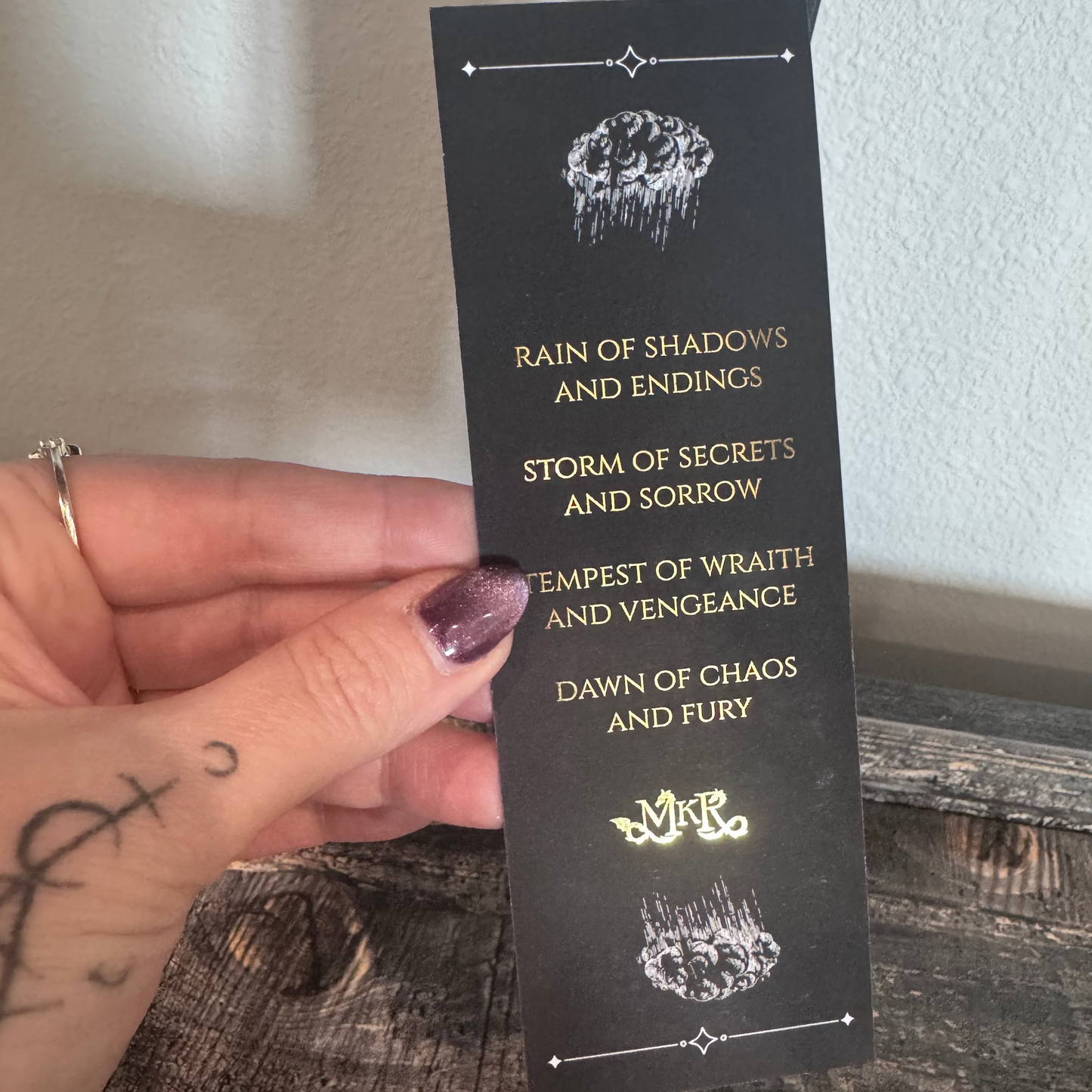 Be The F***ing Storm Foiled Bookmark - Legacy Series