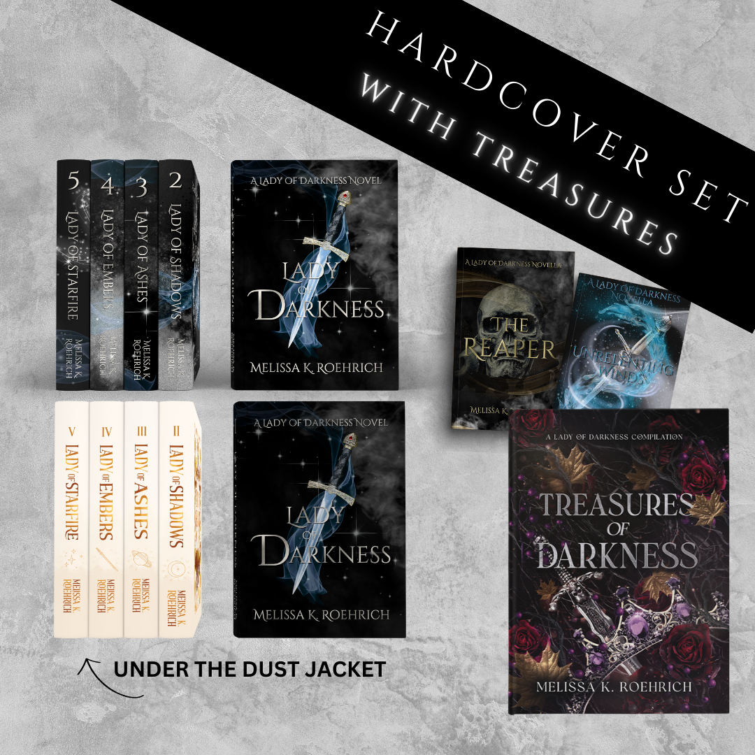 Lady of Darkness Complete Set with Treasures of Darkness- MKR Exclusive Hardcovers