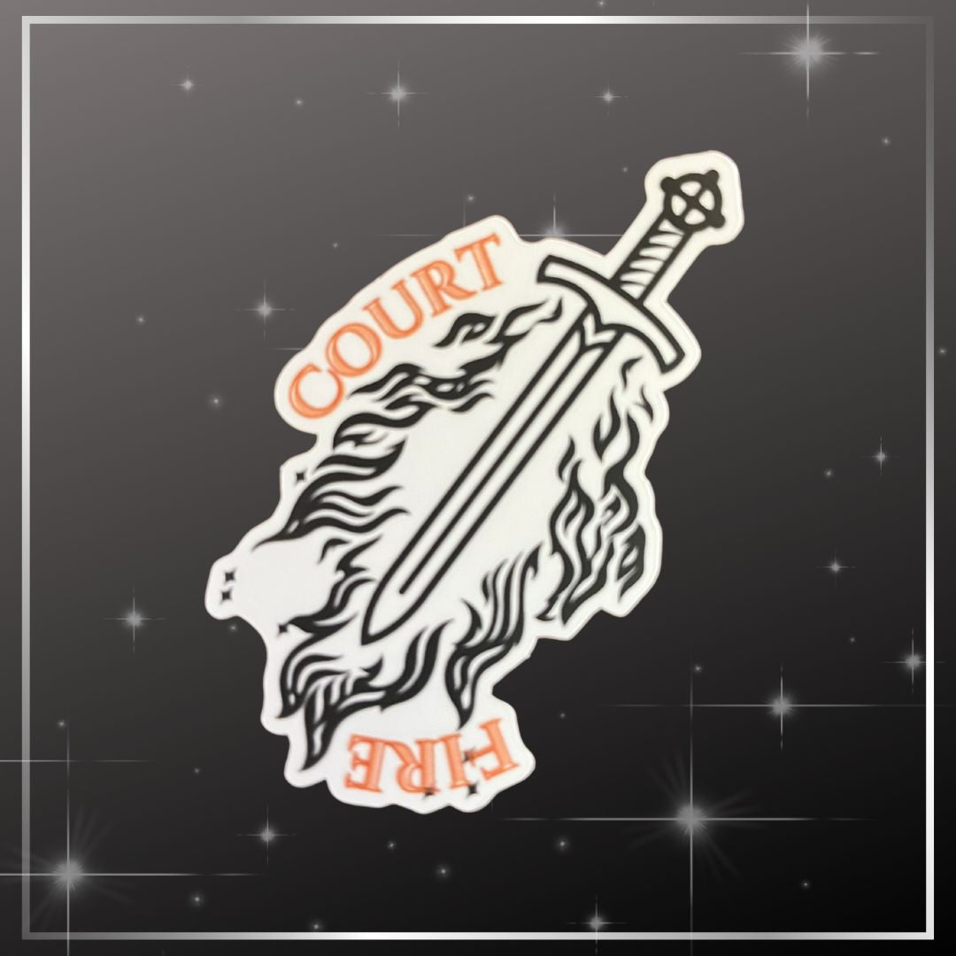 Fire Court Sticker