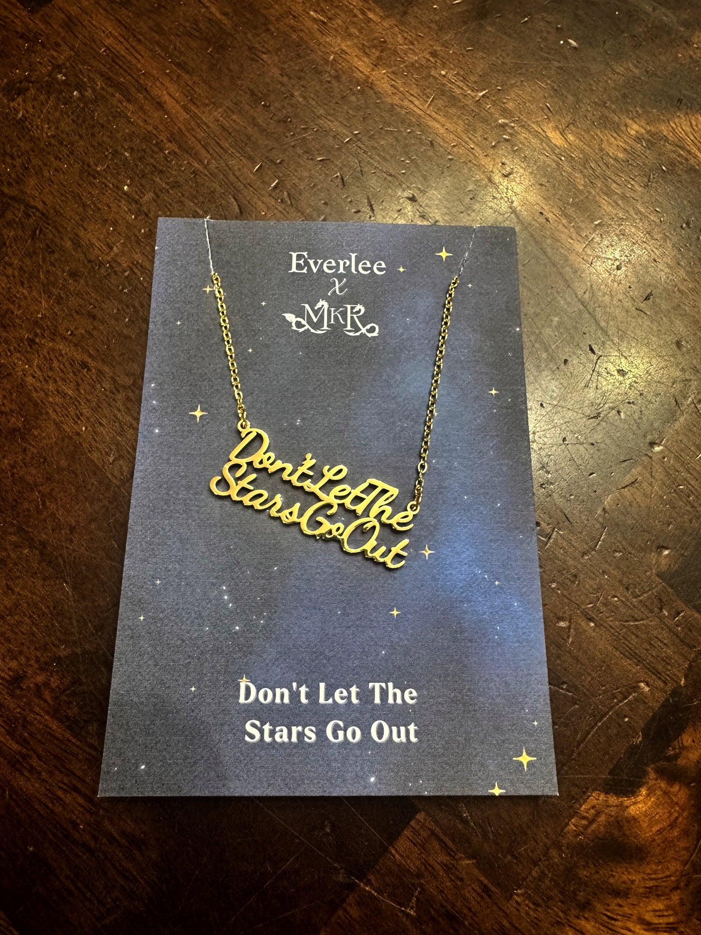 Don't Let The Stars Go Out Necklace (Gold/Silver)
