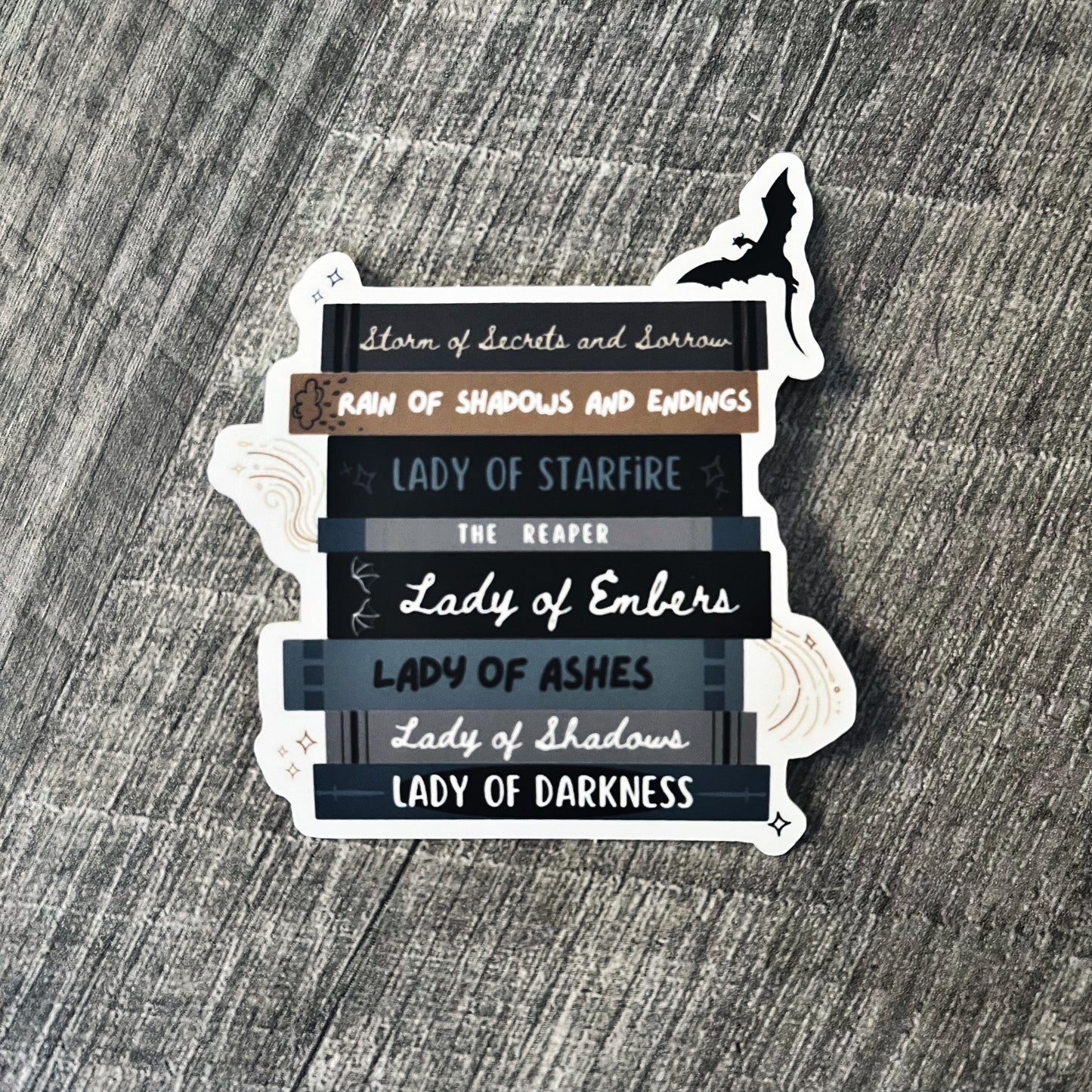MKR Book Stack Sticker