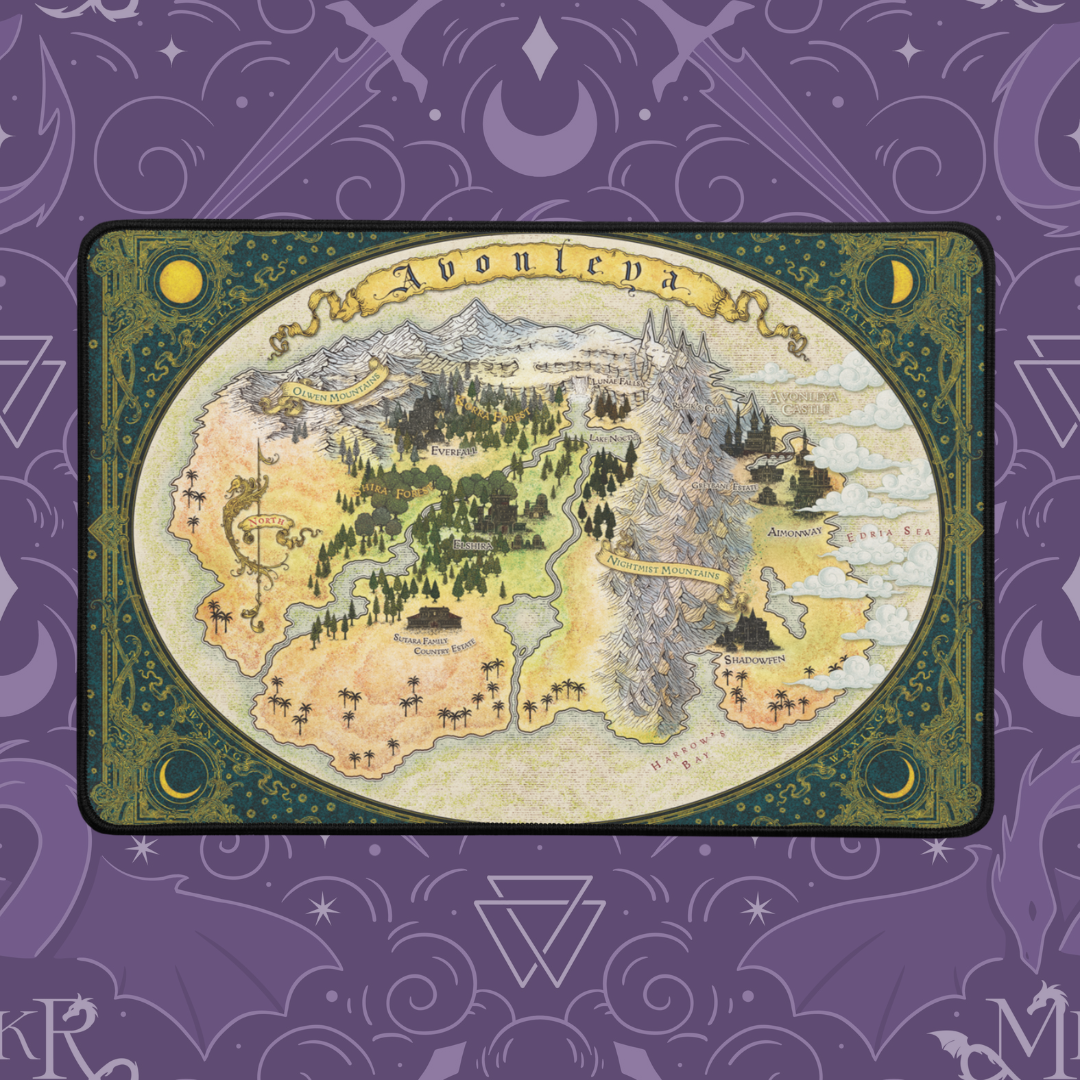 Avonleya Map Deskmat 12″×18″ - Solstice Box Leftover