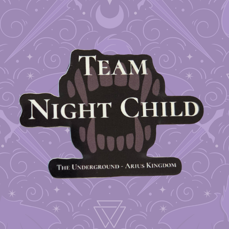 Team Night Child Sticker - Underground TB Leftover