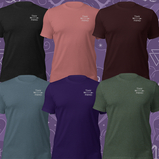 Tiny Fiend Unisex t-shirt - Multiple Color Options (Printful Fulfillment)