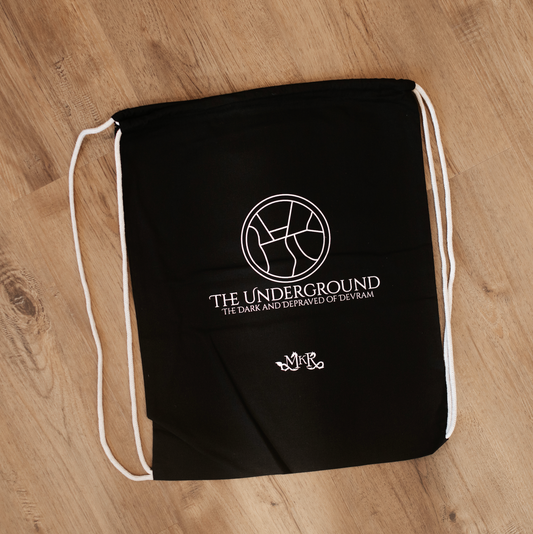 The Underground Drawstring Bag 14"W x 18"H