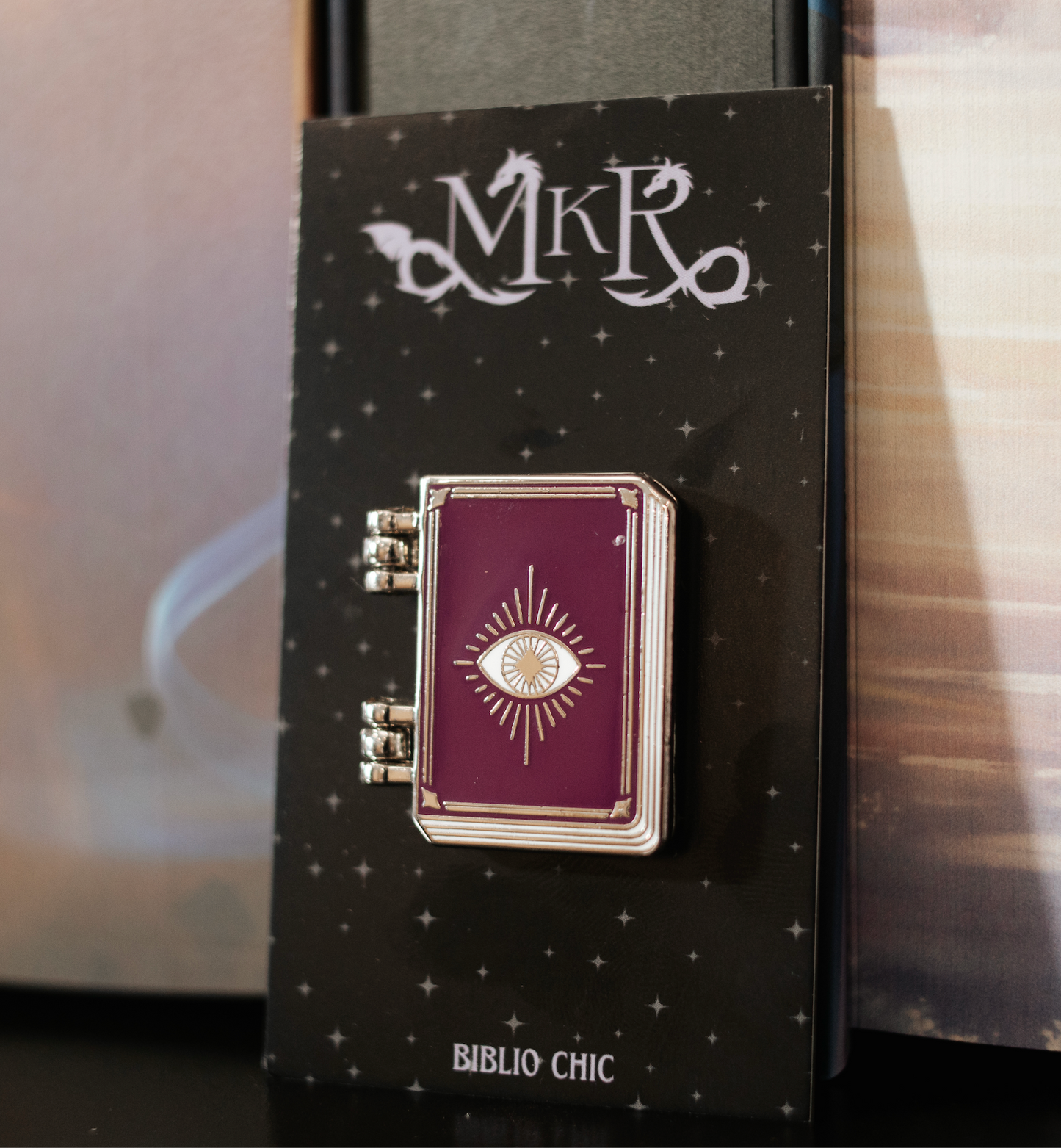 October Monthly Pin! Limited Edition - Hinged Grimoire