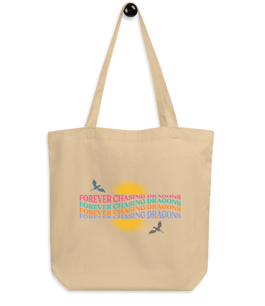 Forever Chasing Dragons Tote Bag (Light)