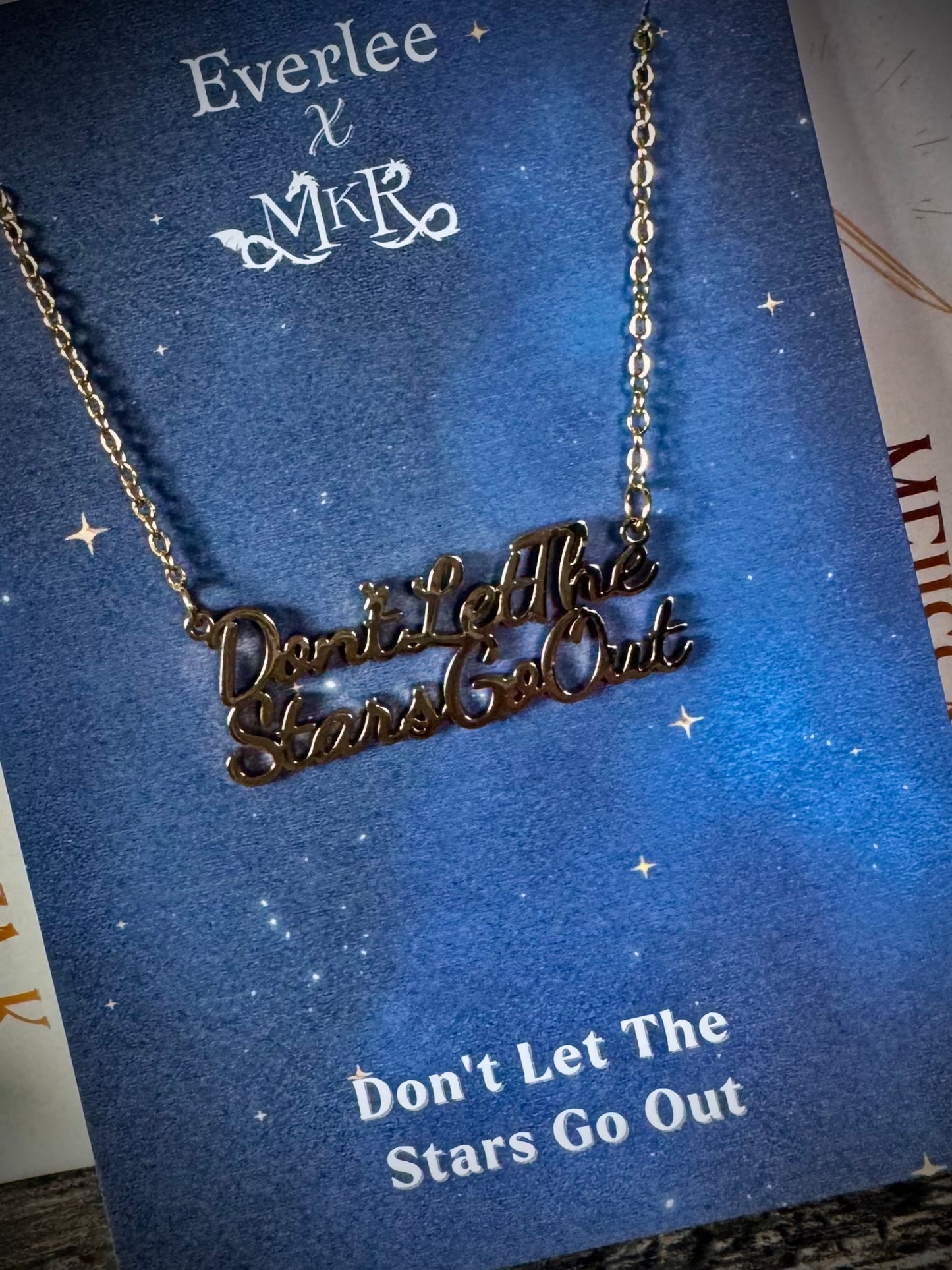 Don't Let The Stars Go Out Necklace (Gold/Silver)