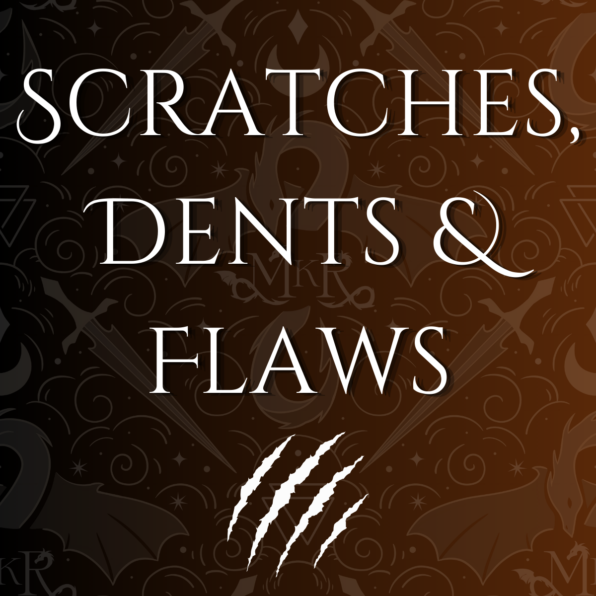 Scratches, Dents, and Other Flaws