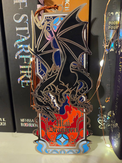 Mai Dragocen Metal and Enamel Bookmark