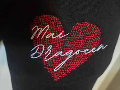 Mai Dragocen Embroidered Unisex Fleece Sweatpants (3 color options) - Printful Fulfillment