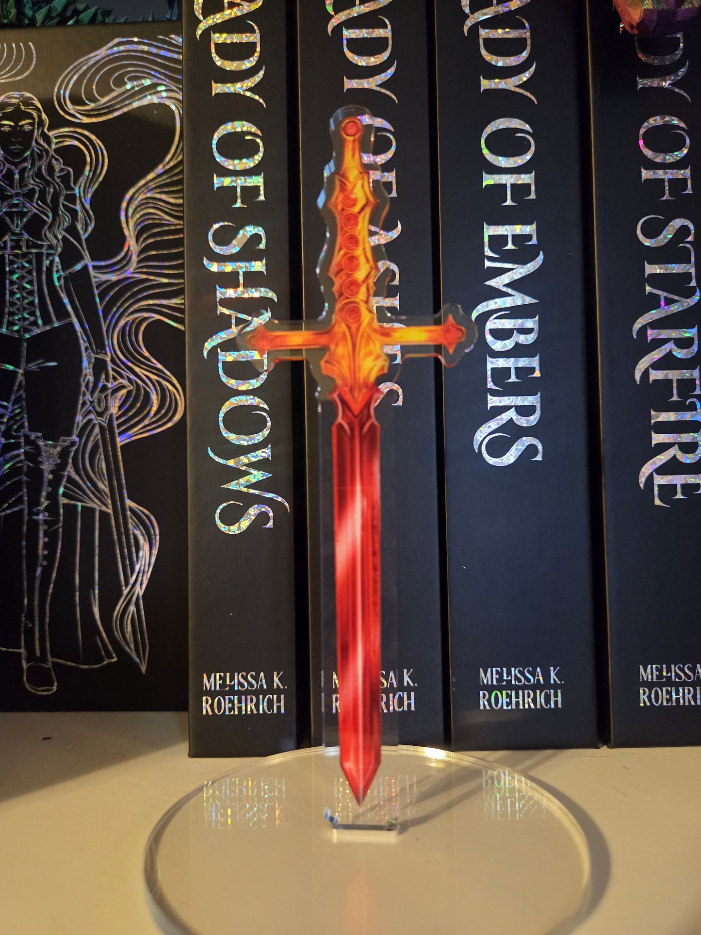 Sargon Spirit Sword Acrylic Standee - Solstice Box Leftover