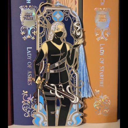 Scarlett Metal and Enamel Bookmark - Solstice Box Leftover