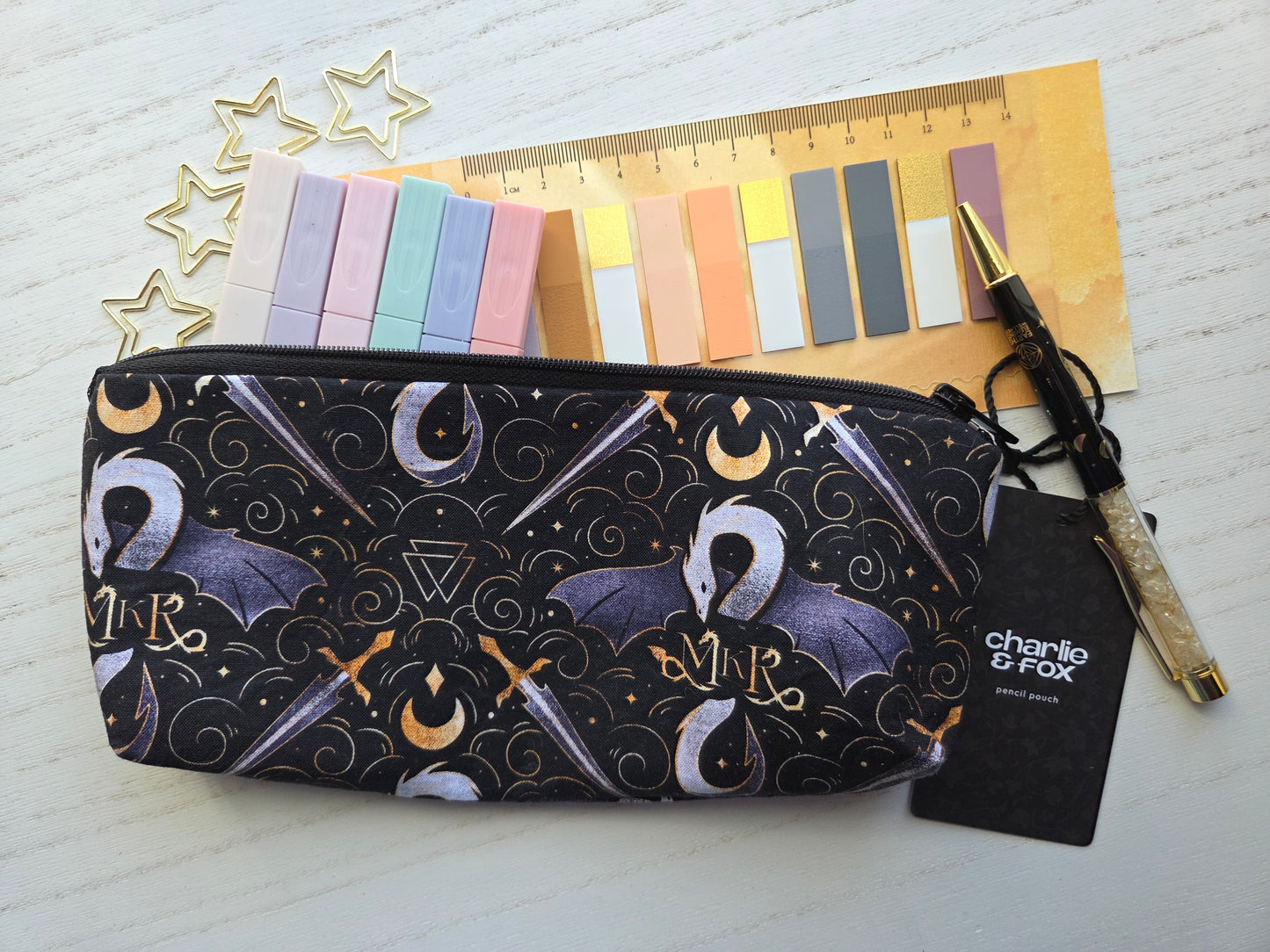 Custom Annotation Kit with Charlie and Fox Zipper Pouch (2 Color Choices)