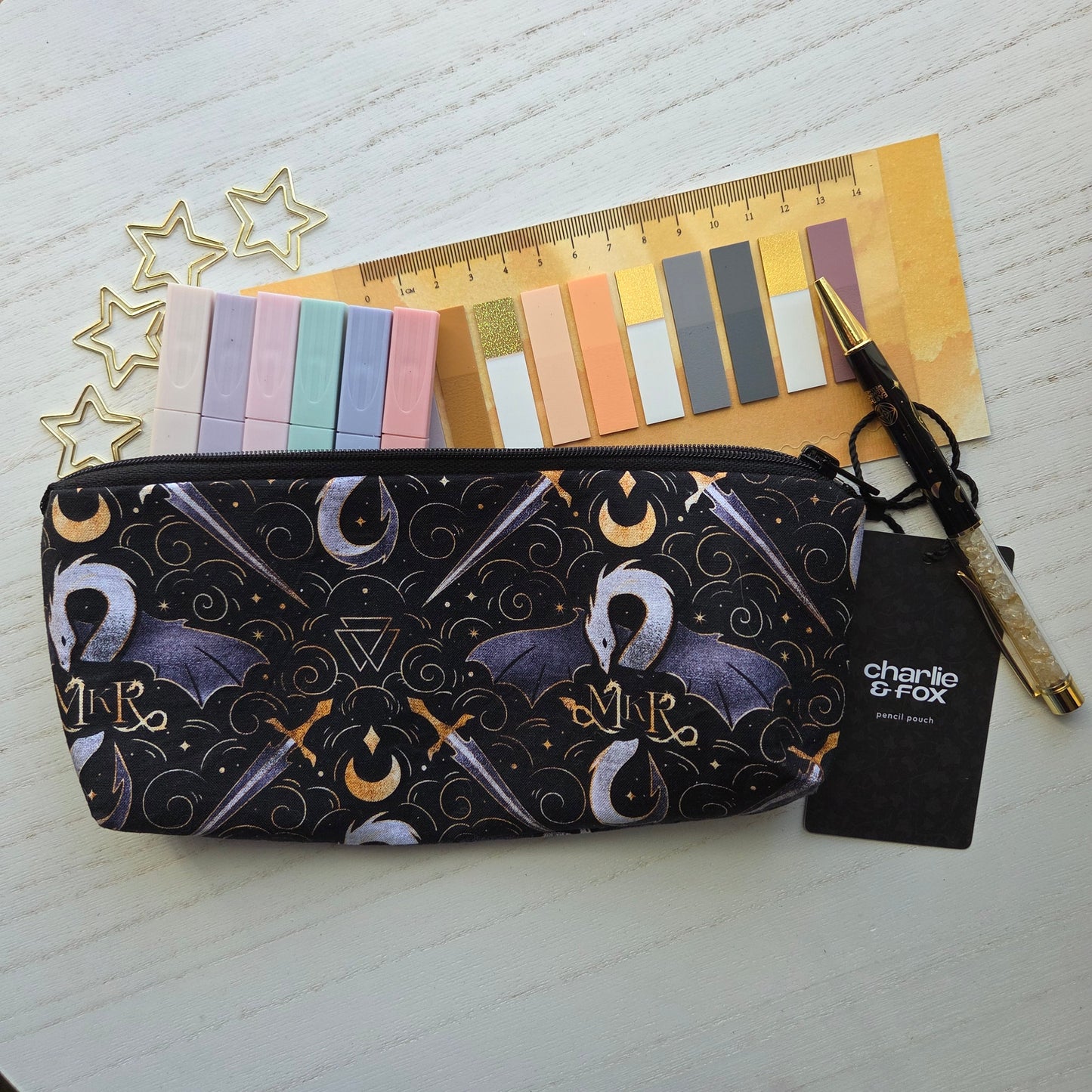 Custom Annotation Kit with Charlie and Fox Zipper Pouch (2 Color Choices)