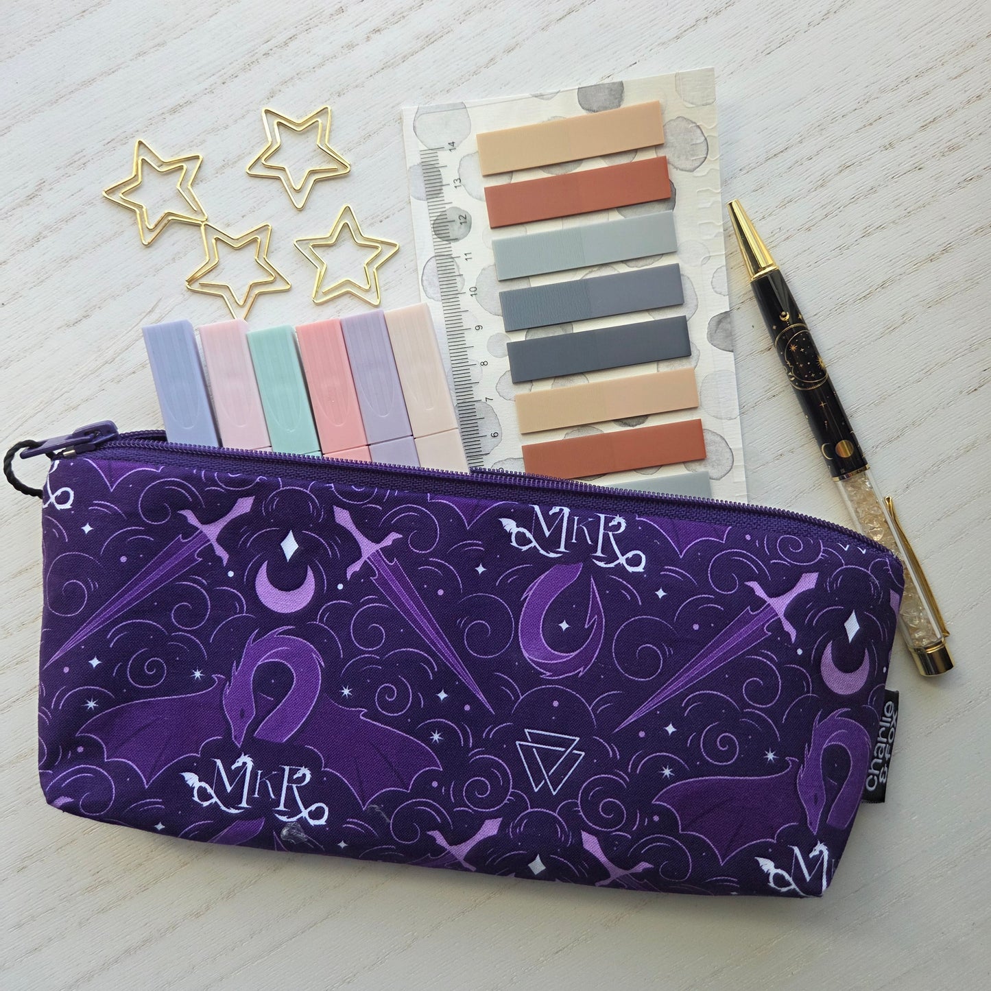 Custom Annotation Kit with Charlie and Fox Zipper Pouch (2 Color Choices)