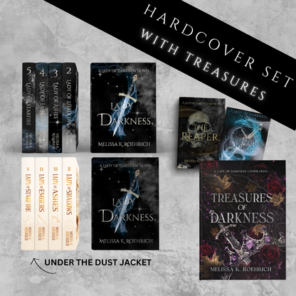 Lady of Darkness Complete Set with Treasures of Darkness- MKR Exclusive Hardcovers