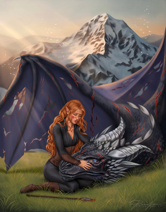 "I Hate You" - Eliza/Razik - Art Print