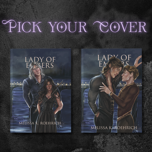 ** PRE-ORDER**  Lady of Embers - MKR Luxe Character Cover (2 options)