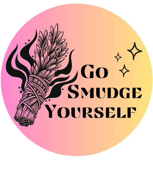"Go Smudge Yourself" Sticker - Spellbound Treasure Box Leftover