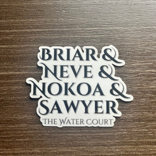 Water Court Crew Sticker