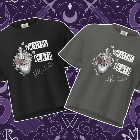 "Wraiths of Death" Women’s heavyweight boxy / long crop tee