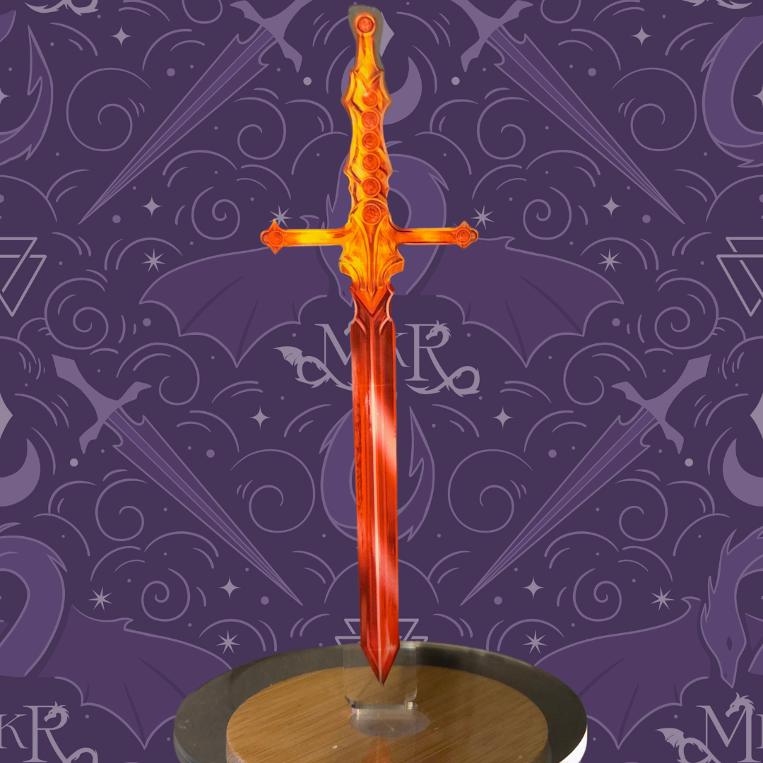Sargon Spirit Sword Acrylic Standee - Solstice Box Leftover