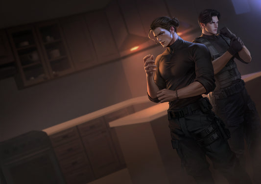 "Tag Team" Art Print