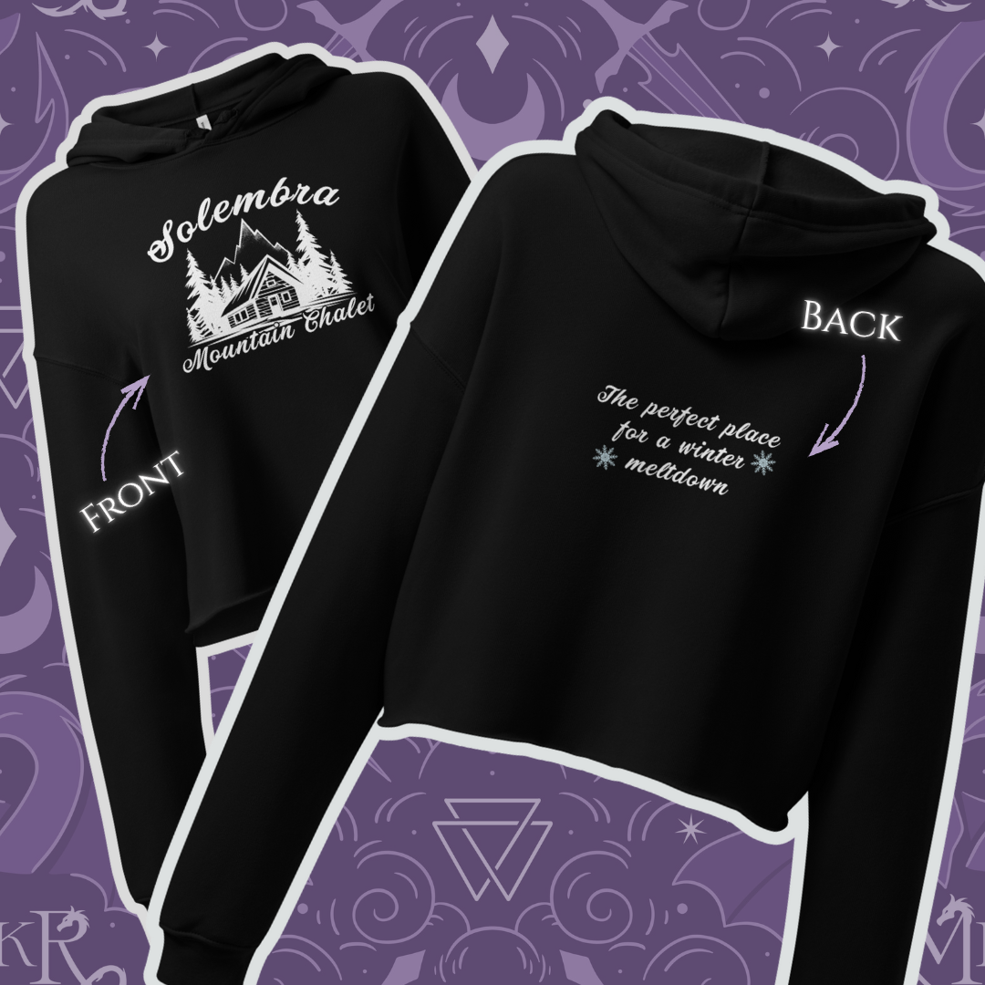 Solembra Mountain Chalet Crop Hoodie (3 Color Options)