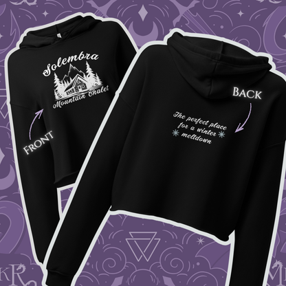 Solembra Mountain Chalet Crop Hoodie (3 Color Options)
