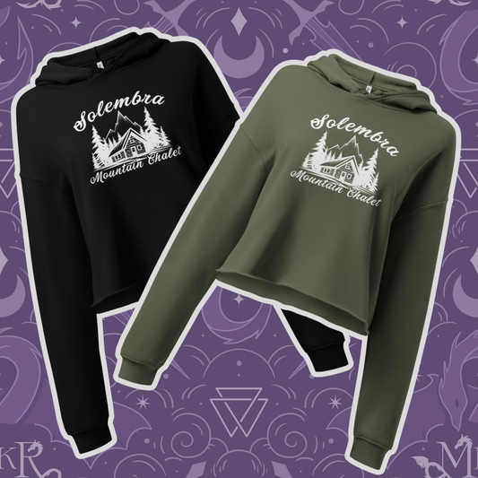 Solembra Mountain Chalet Crop Hoodie (3 Color Options)