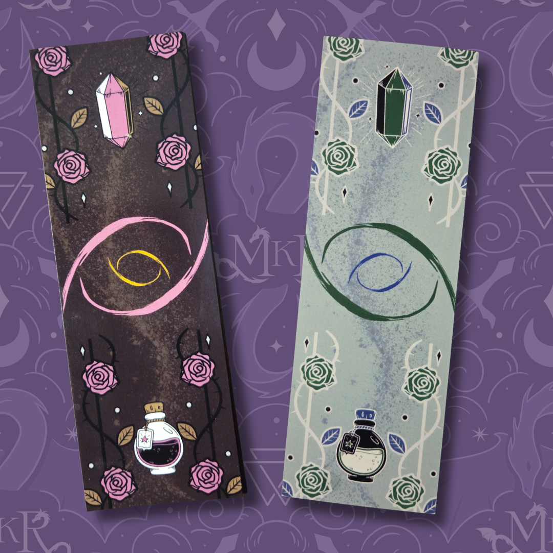 Zinta and Taika Double Sided Bookmark - Spellbound TB Leftover!