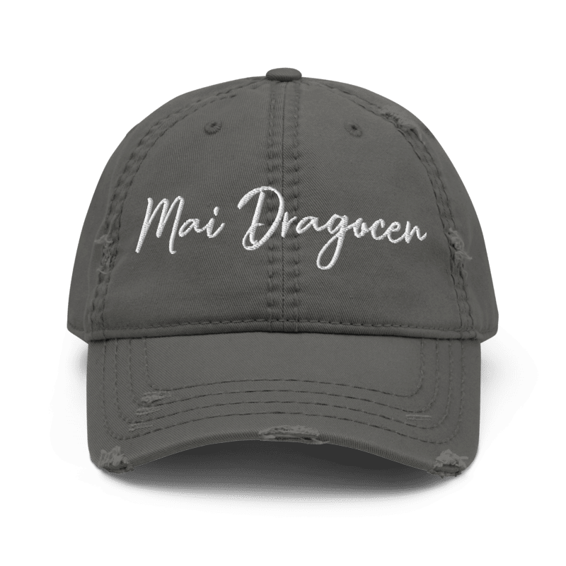 Mai Dragocen Distressed Dad Hat