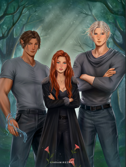 "The Reluctant Trio" Art Print