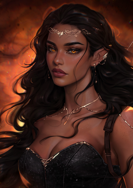 Kailia - Queen of Avonleya Art Print