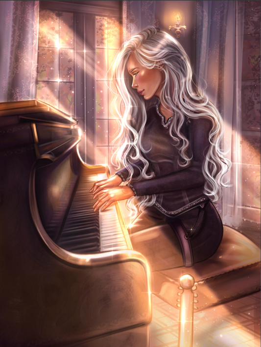 "Calming The Soul" Scarlett Art Print