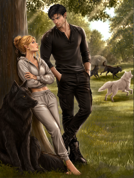 "Beyond The Chaos" Theon and Tessa Art Print