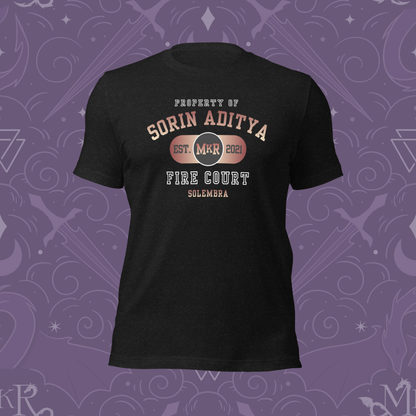 Property of Sorin - Colored Text Unisex t-shirt (Printful Fulfillment)