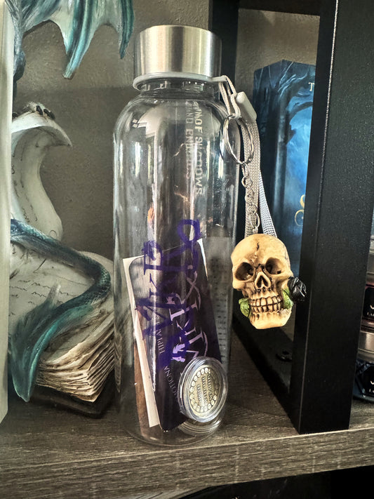 Night with the Wraiths - Apollycon 2025 Event Swag - Clear MKR Water Bottle