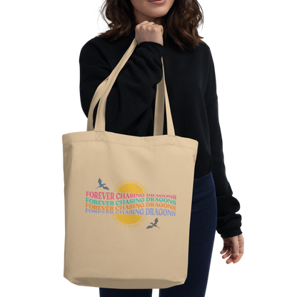 Forever Chasing Dragons Tote Bag (Light)