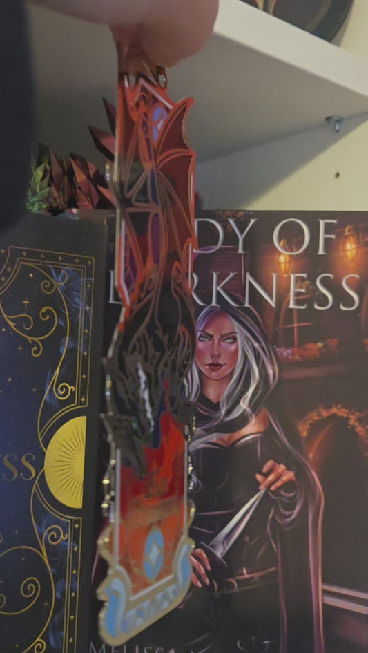 Mai Dragocen Metal and Enamel Bookmark