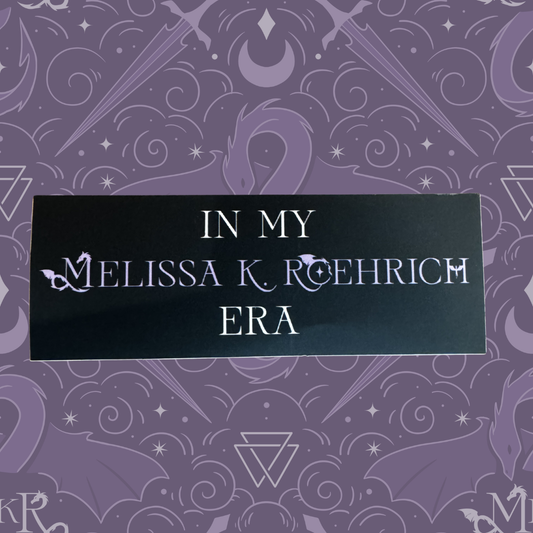 "In My Melissa K. Roehrich Era" Patreon Sticker