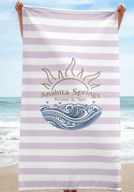 Beach Towel - Anahita Springs Resort & Spa (Lilac)