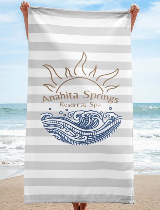 Beach Towel - Anahita Springs Resort & Spa (Lilac or Grey)