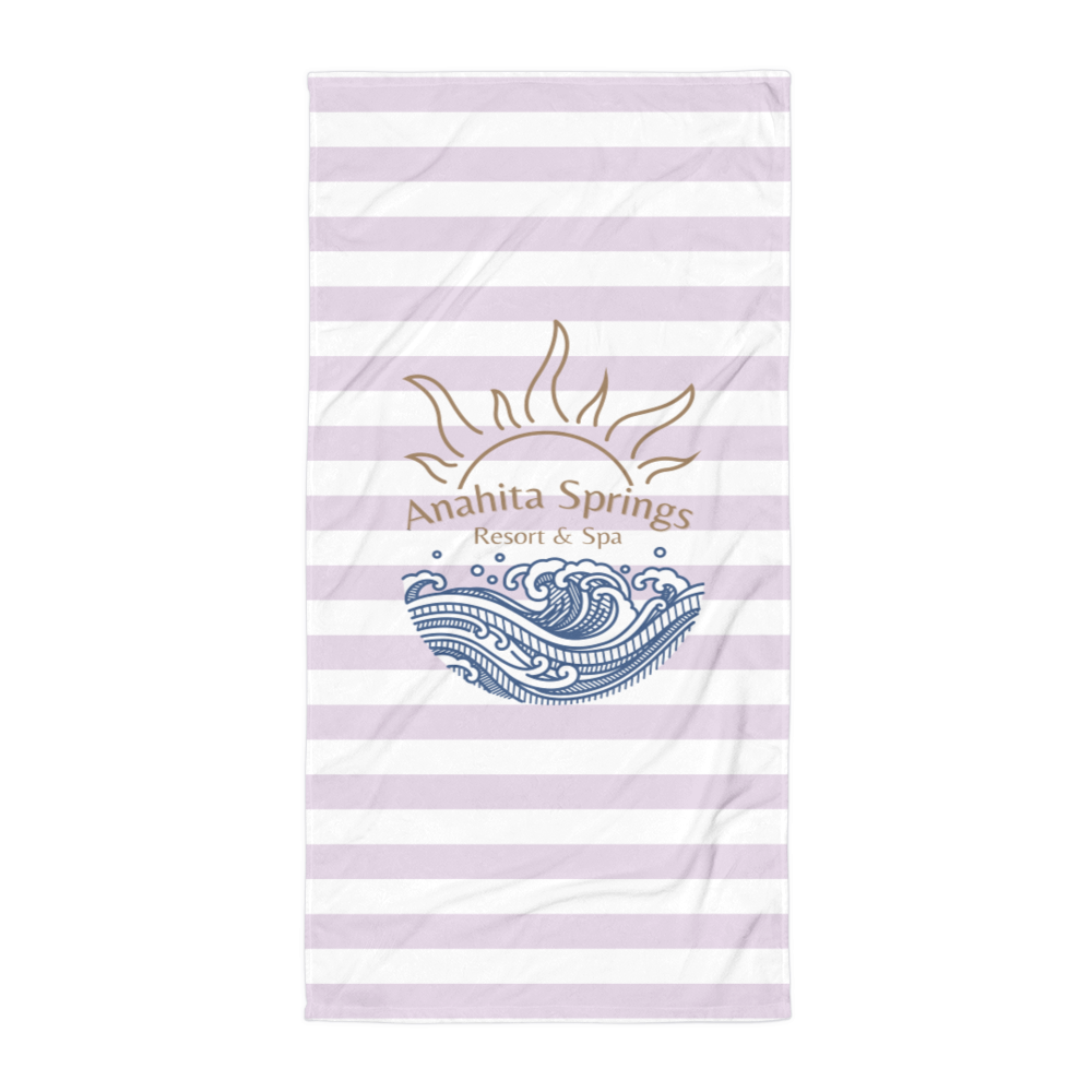 Beach Towel - Anahita Springs Resort & Spa (Lilac)