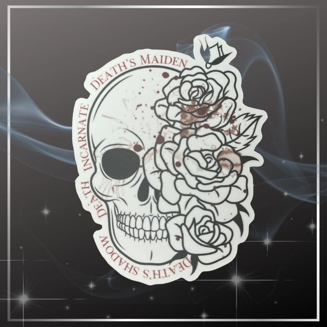 Wraiths of Death Skull Sticker